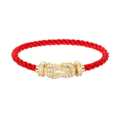 [Spark]CHANCE LARGE 8 FIGURE BUCKLE FULLDIAMOND BRACELET GOLD