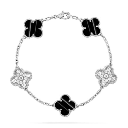 [Spark] CLOVER 5 MOTIF PULSAR STONE BRACELET COLLECTION