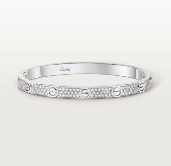 [Spark]NEW-LOVE-4.8MM-Width Diamond-Studded Bracelet