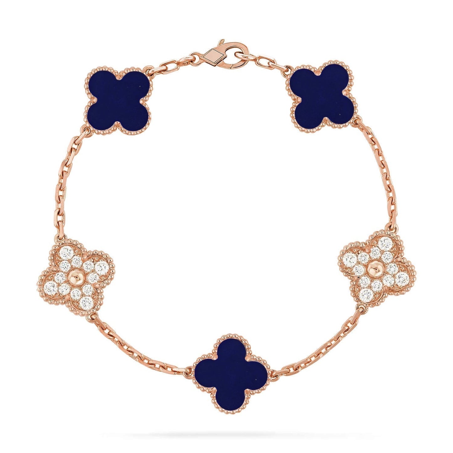 [Spark]CLOVER 5 MOTIF LAPIS LAZULI BRACELET COLLECTION