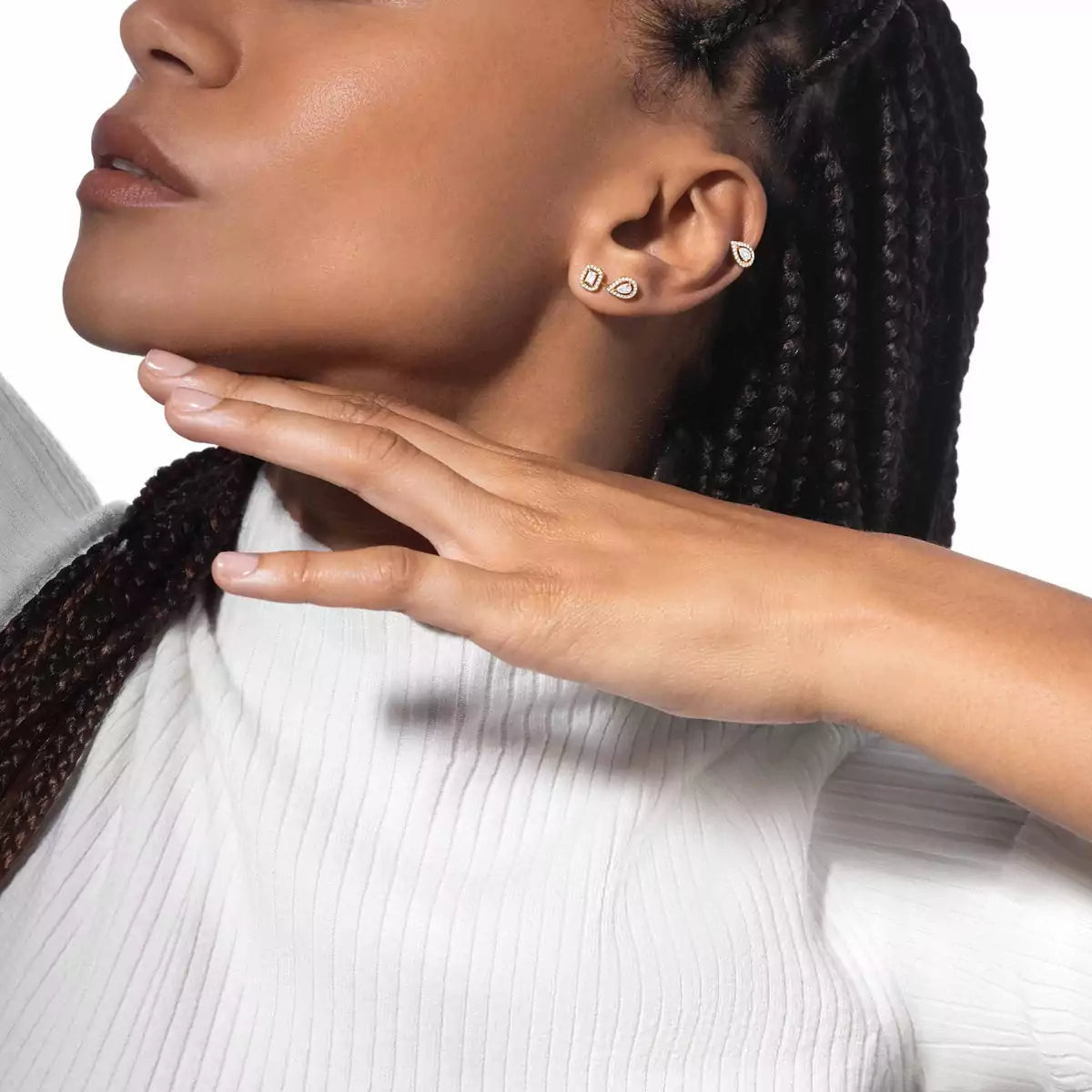 [Spark]Diamond Earrings 0,10ct My Twin 1+2