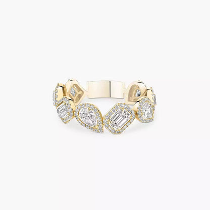 [Spark]Diamond Wedding Ring My Twin