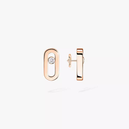 [Spark]Move Uno Diamond Stud Earrings